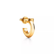 Carave Paris Geometric T Huggie Hoop Earrings