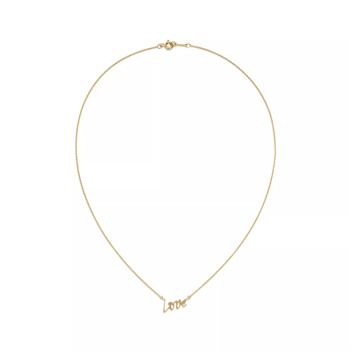Carave Paris Love Script Necklace