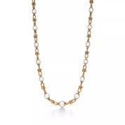 Carave Paris Gold Pearl Link Chain Necklace
