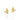 Carave Paris Golden Botanical Leaf Crystal Stud Earrings