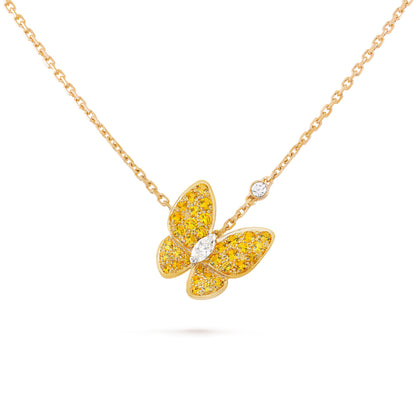Carave Paris Golden Butterfly Necklace