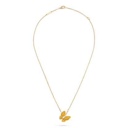 Carave Paris Golden Butterfly Necklace