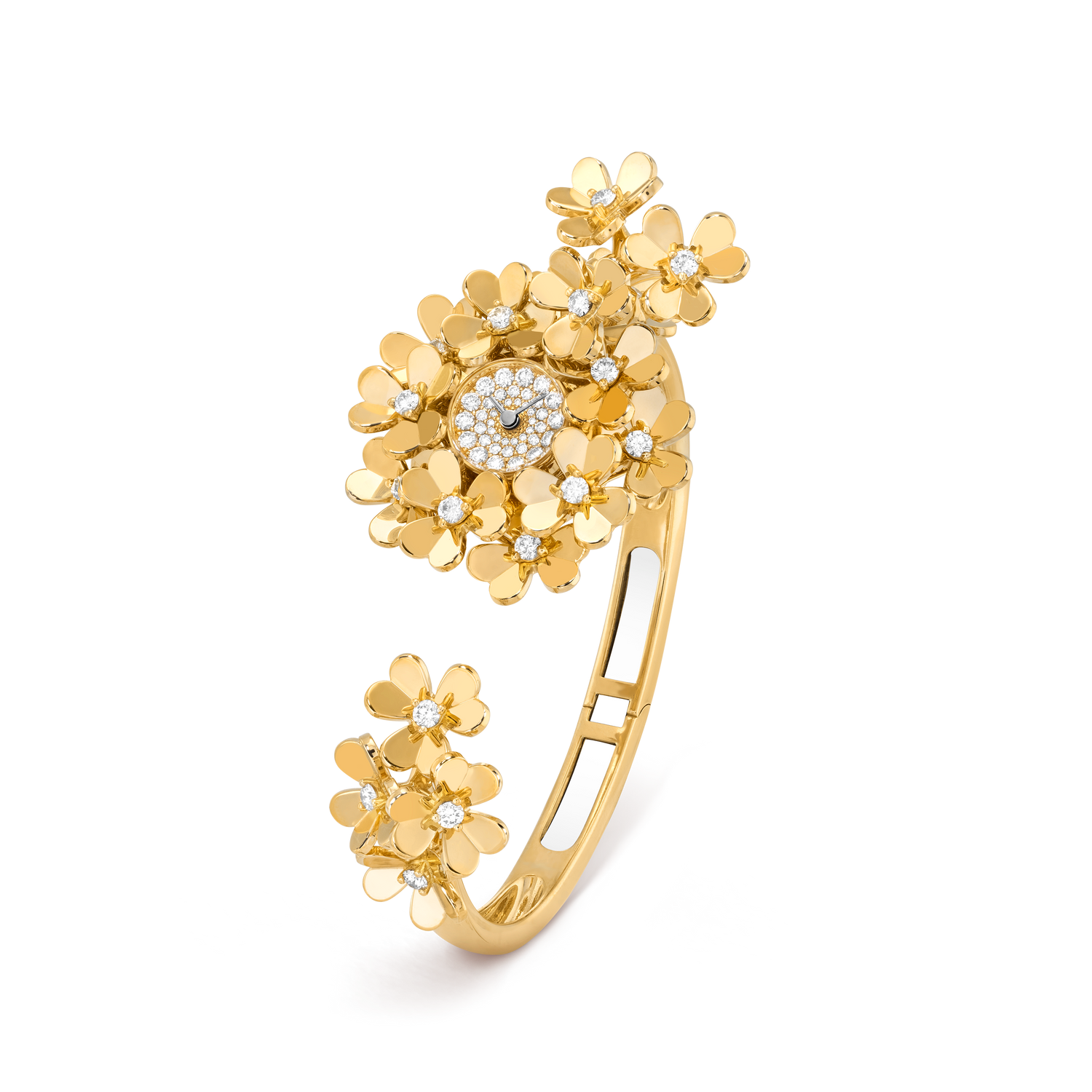 Carave Paris Golden Daisy Bloom High Jewelry Watch