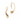 Carave Paris Golden Liquid Curve Drop Earrings