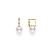Carave Paris Golden Pearl Huggie Earrings
