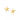 Carave Paris Golden Starfish Stud Earrings