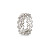 Carave Paris Handcrafted Lace Eternity Band Ring