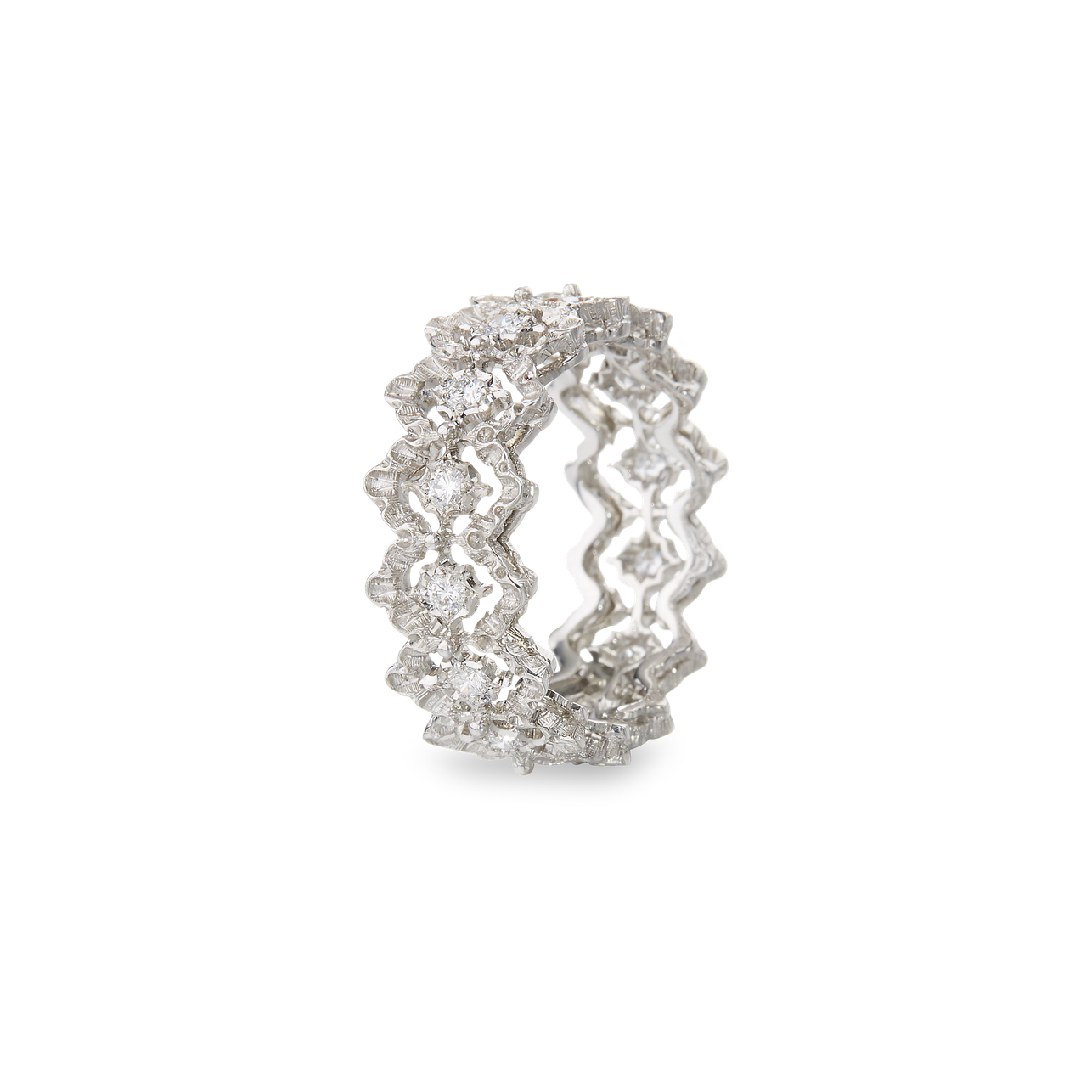 Carave Paris Handcrafted Lace Eternity Band Ring