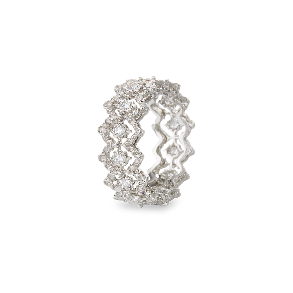 Carave Paris Handcrafted Lace Eternity Band Ring
