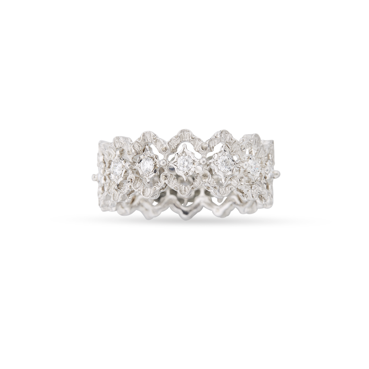 Carave Paris Handcrafted Lace Eternity Band Ring