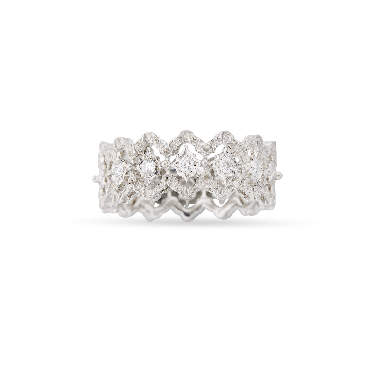 Carave Paris Handcrafted Lace Eternity Band Ring