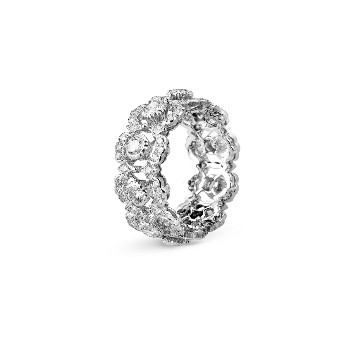 Carave Paris Handcrafted Lace Eternity Band Ring