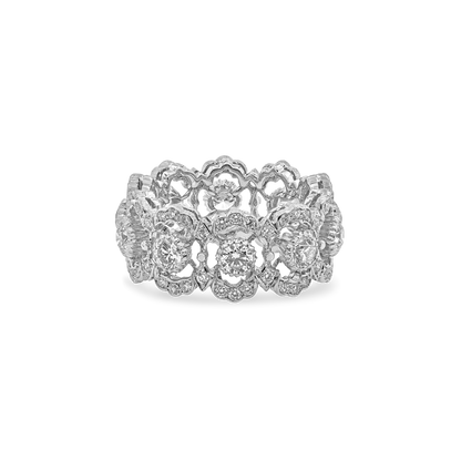 Carave Paris Handcrafted Lace Eternity Band Ring