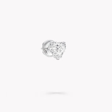 Carave Paris Heart Cut Diamond Stud Earrings