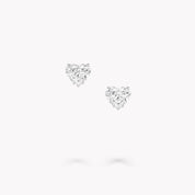 Carave Paris Heart Cut Diamond Stud Earrings