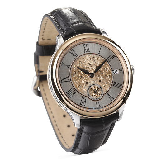 Carave Paris Heritage Skeleton Date Watch