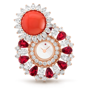 Carave Paris Imperial Coral Radiance High Jewelry Watch