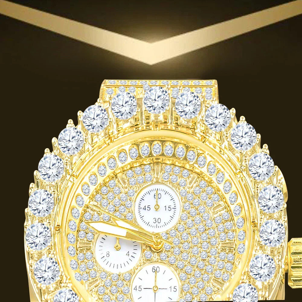 Carave Paris Imperial Iced Chronograph Watch