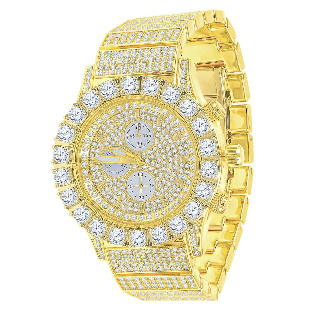 Carave Paris Imperial Iced Chronograph Watch