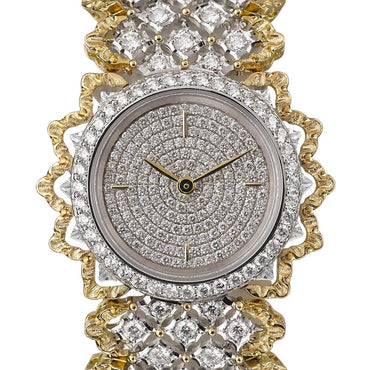 Carave Paris Imperial Mosaic Diamond Watch in Yellow Gold