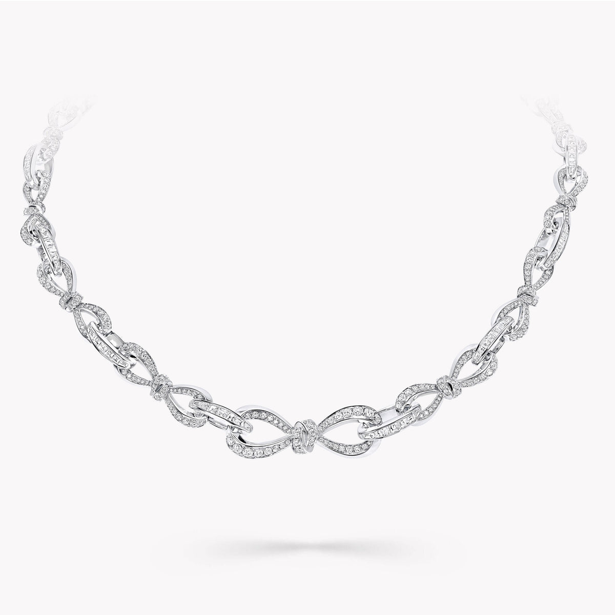 Carave Paris Infinity Pavé Link Diamond Necklace