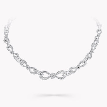 Carave Paris Infinity Pavé Link Diamond Necklace