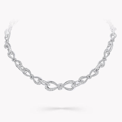 Carave Paris Infinity Pavé Link Diamond Necklace