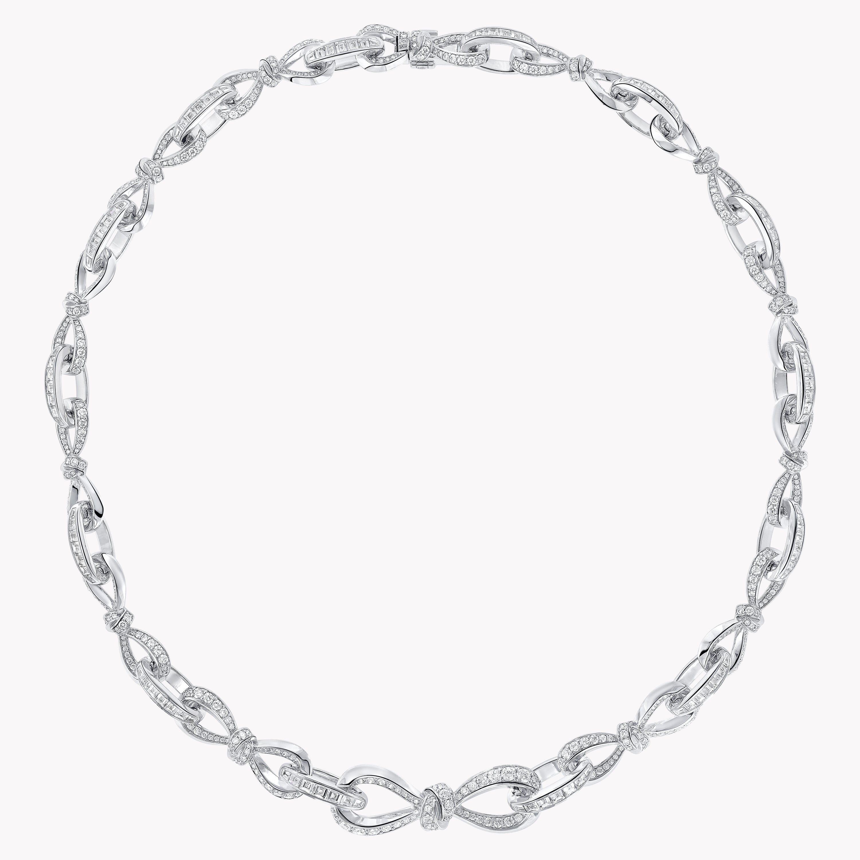 Carave Paris Infinity Pavé Link Diamond Necklace