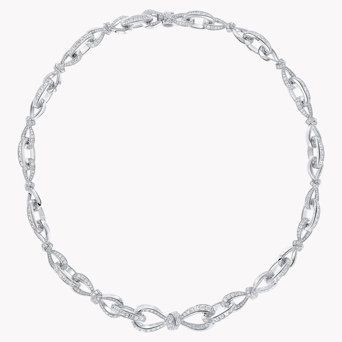 Carave Paris Infinity Pavé Link Diamond Necklace