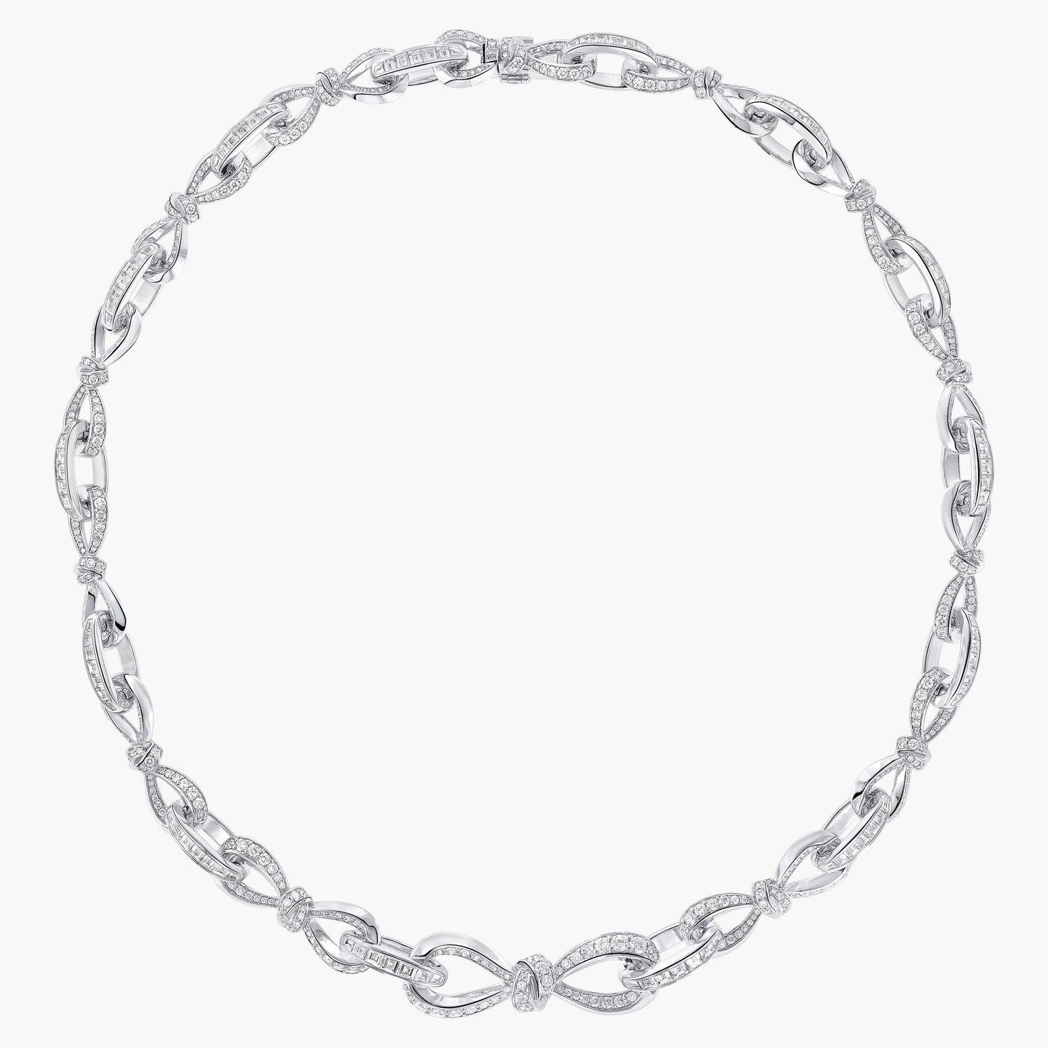 Carave Paris Infinity Pavé Link Diamond Necklace