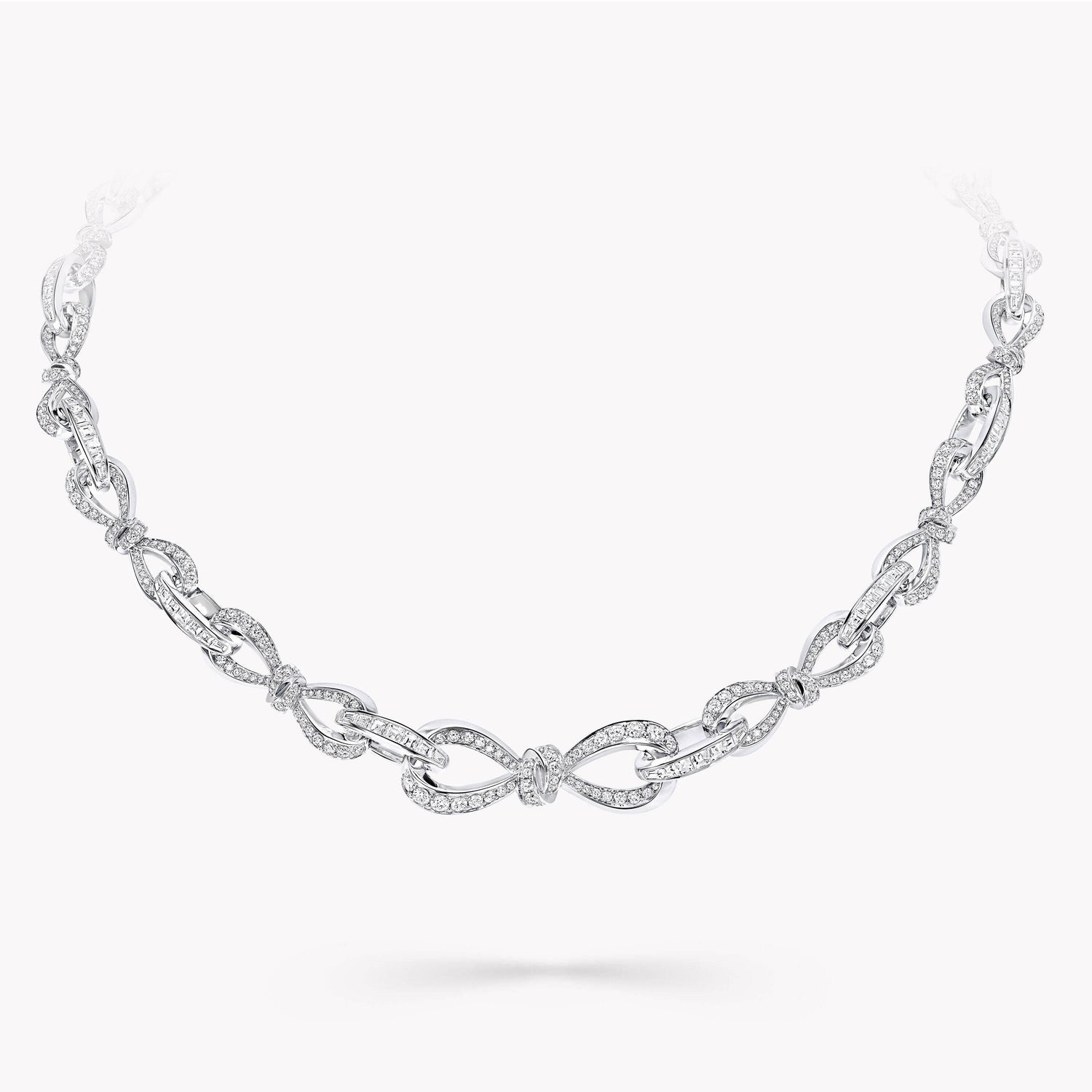 Carave Paris Infinity Pavé Link Diamond Necklace