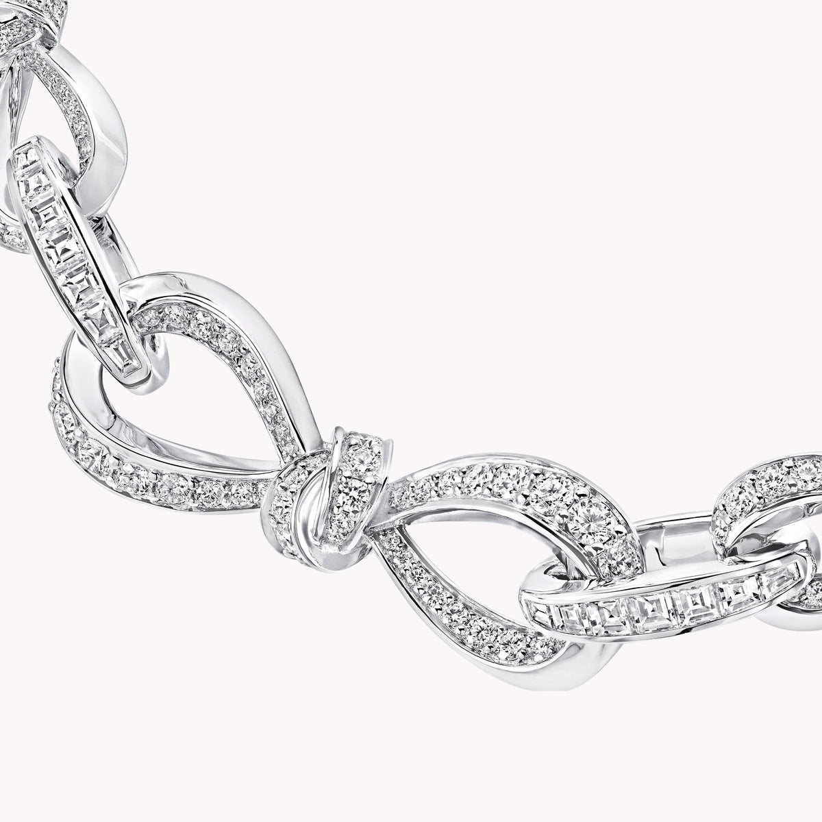 Carave Paris Infinity Pavé Link Diamond Necklace