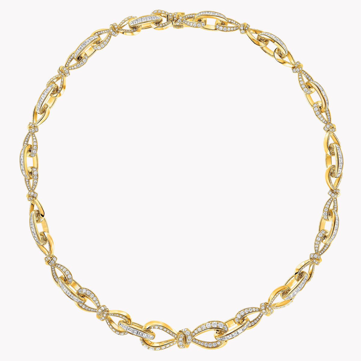 Carave Paris Infinity Pavé Link Luxury Necklace