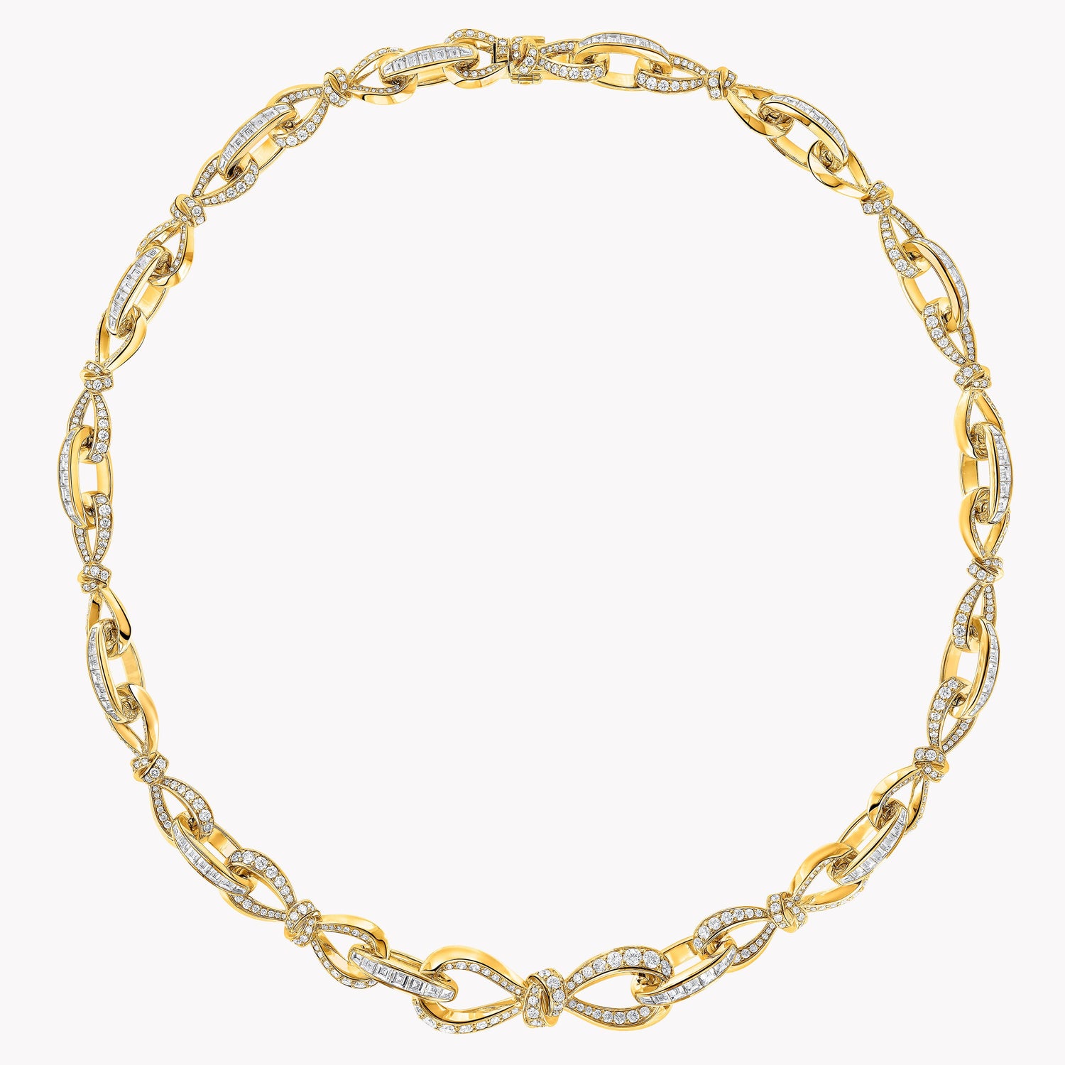 Carave Paris Infinity Pavé Link Luxury Necklace