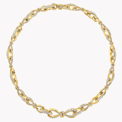 Carave Paris Infinity Pavé Link Luxury Necklace