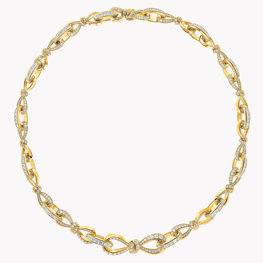Carave Paris Infinity Pavé Link Luxury Necklace