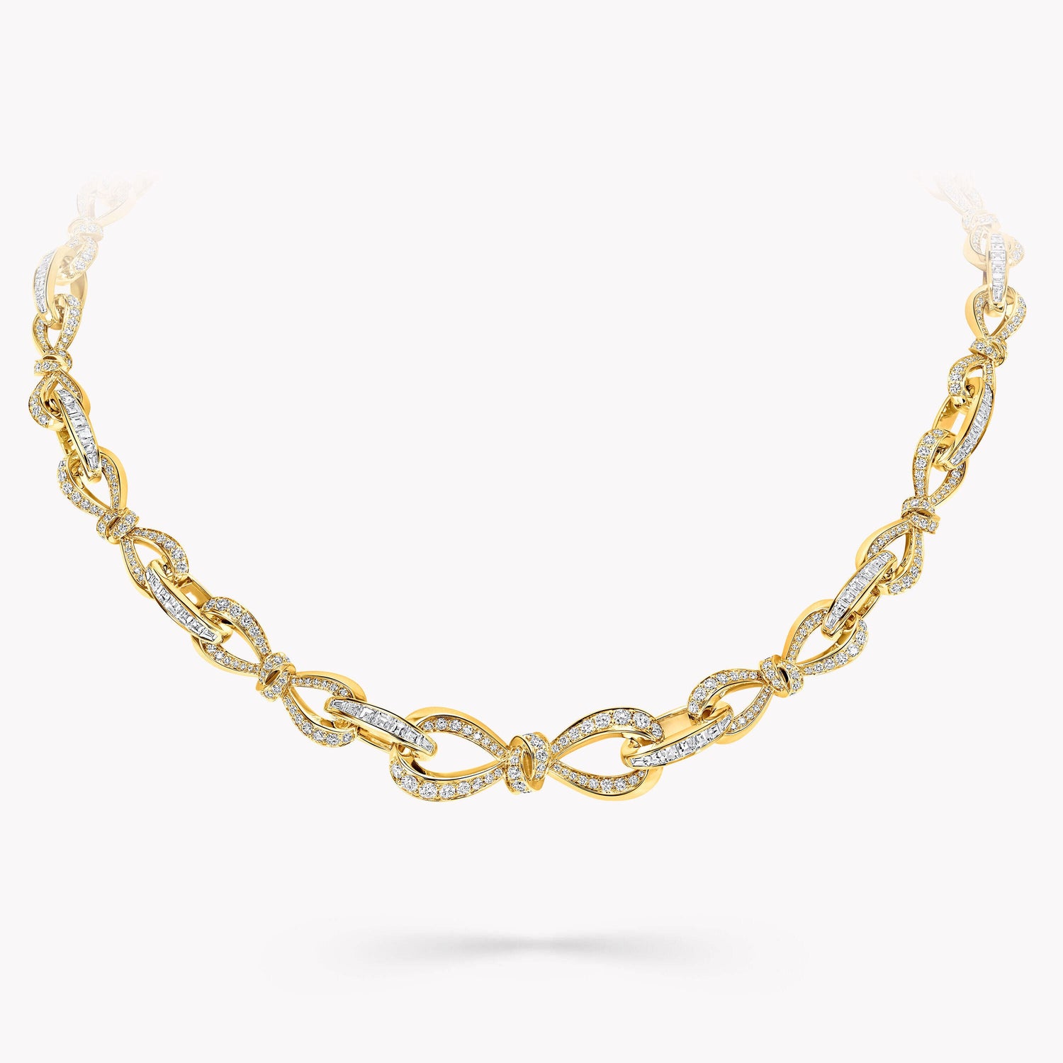 Carave Paris Infinity Pavé Link Luxury Necklace