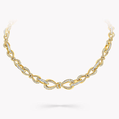 Carave Paris Infinity Pavé Link Luxury Necklace