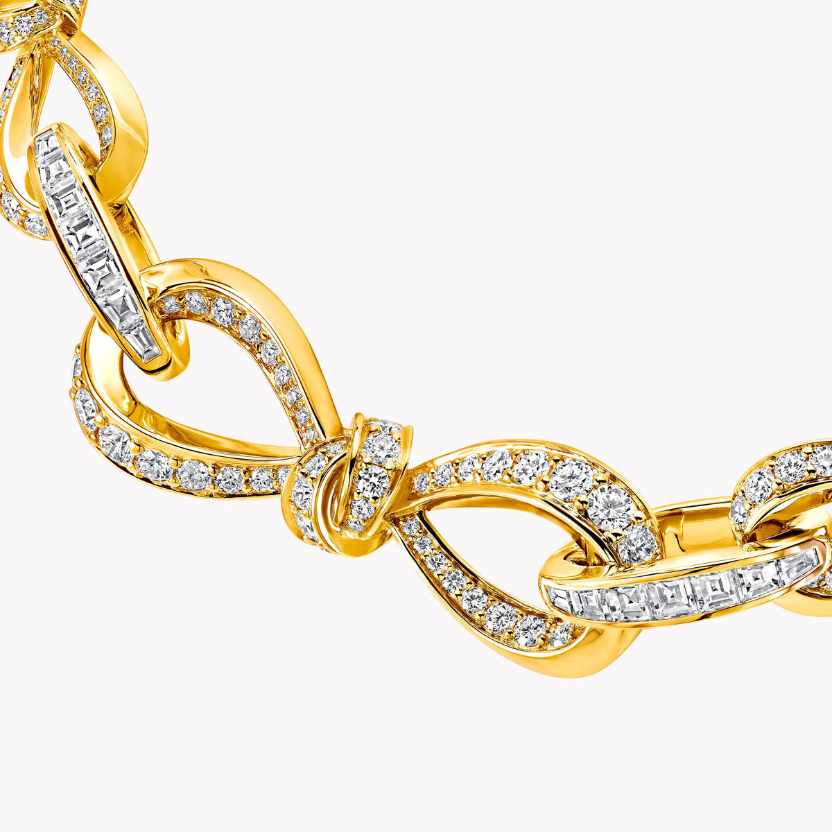 Carave Paris Infinity Pavé Link Luxury Necklace