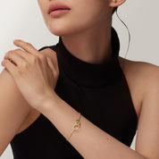 Carave Paris Interlocking Circle Chain Bracelet