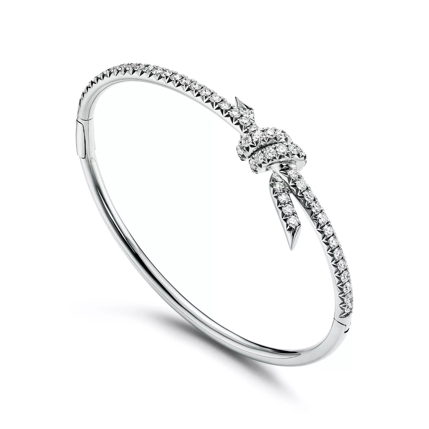 Carave Paris Knot Diamond Bangle Bracelet