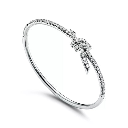 Carave Paris Knot Diamond Bangle Bracelet