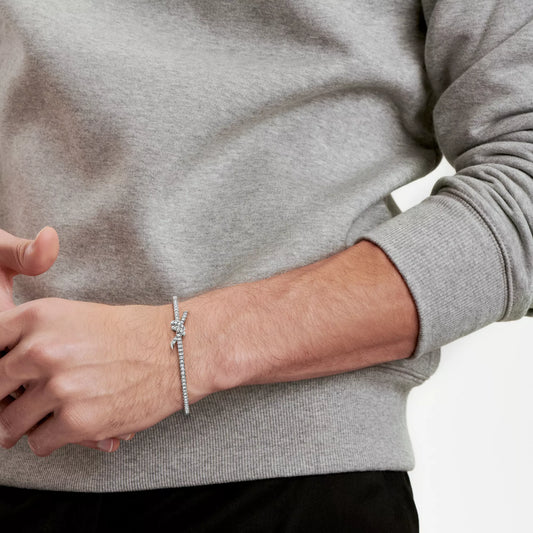 Carave Paris Knot Diamond Bangle Bracelet