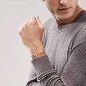 Carave Paris Knot Nail Rose Gold Bangle for Men