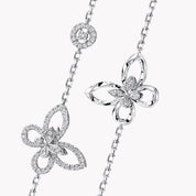 Carave Paris Layered Butterfly Diamond Necklace