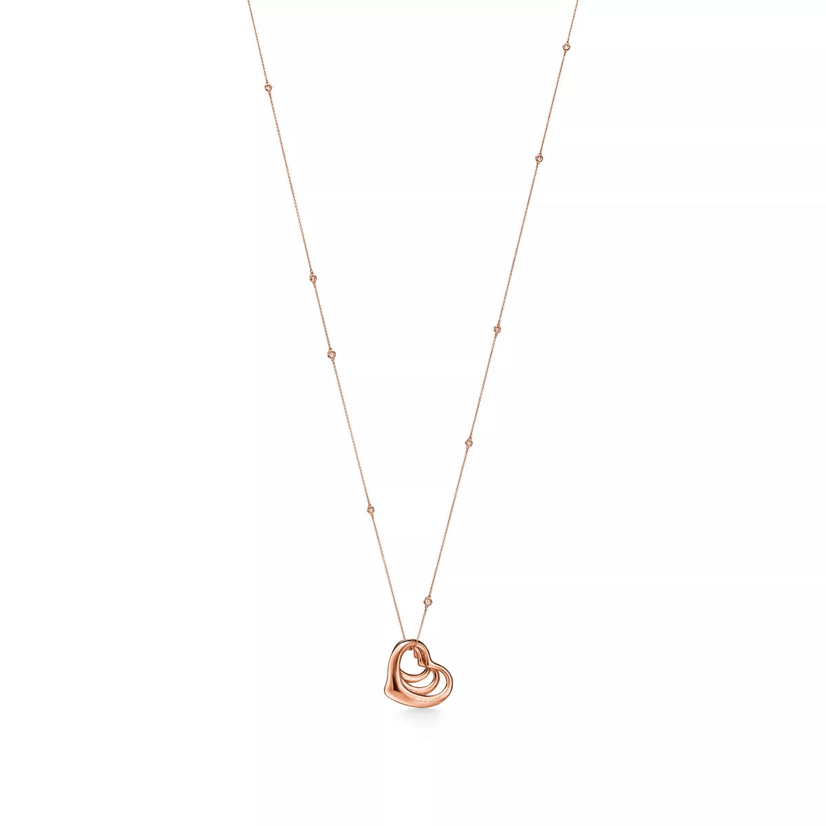 Carave Paris Layered Open Heart Pendant Necklace