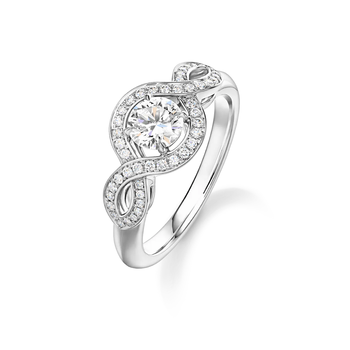 Carave Paris Lily Cluster Diamond Engagement Ring