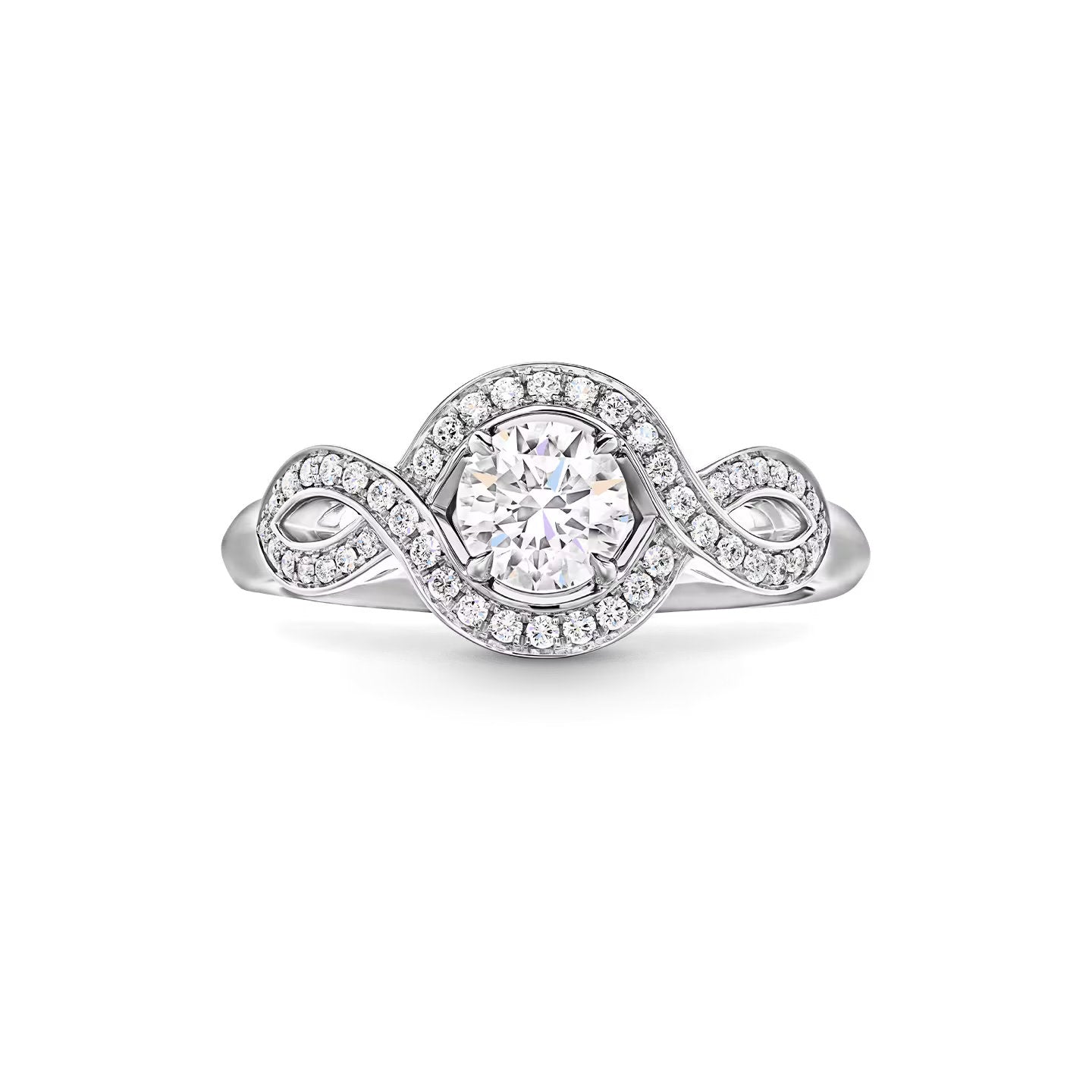 Carave Paris Lily Cluster Diamond Engagement Ring