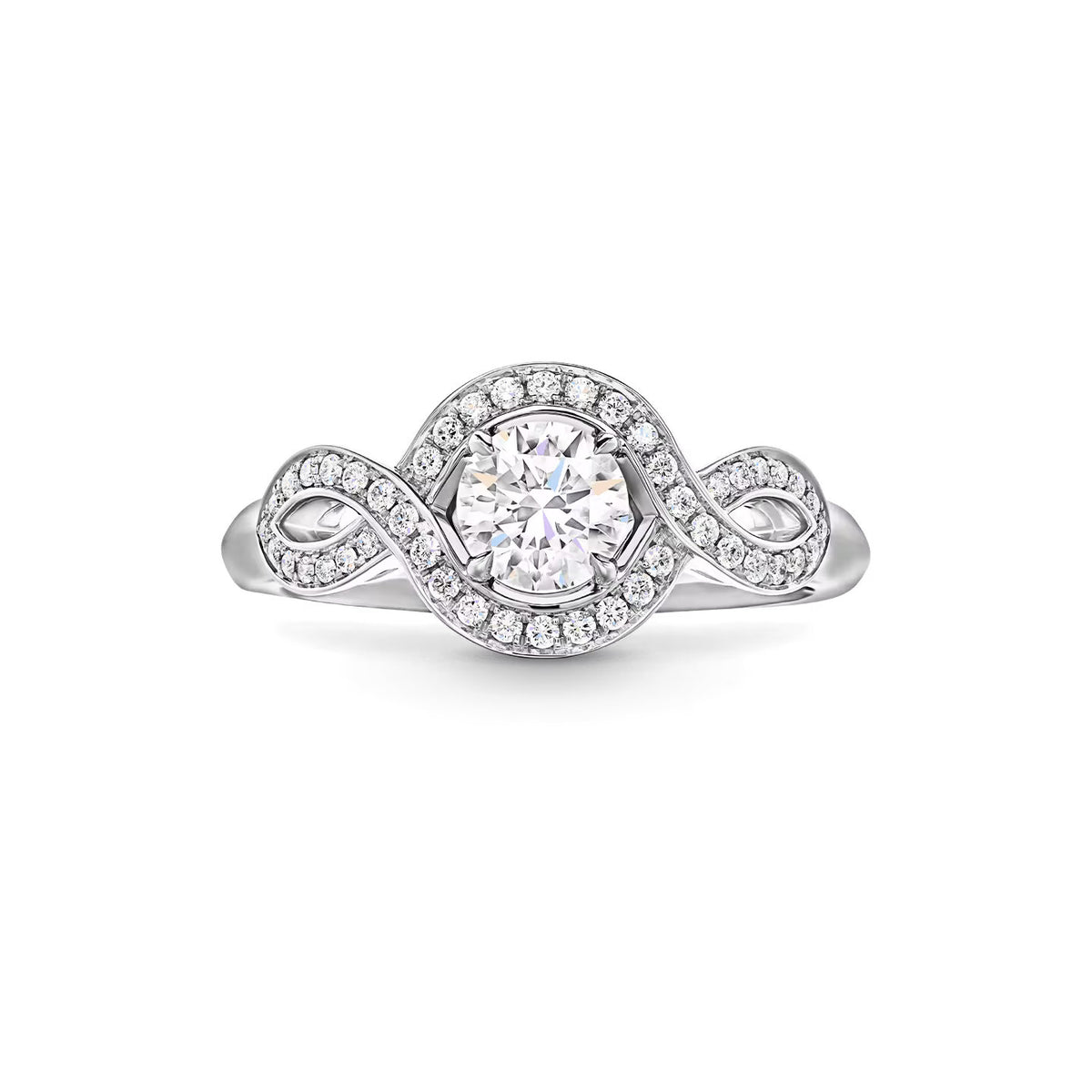 Carave Paris Lily Cluster Diamond Engagement Ring
