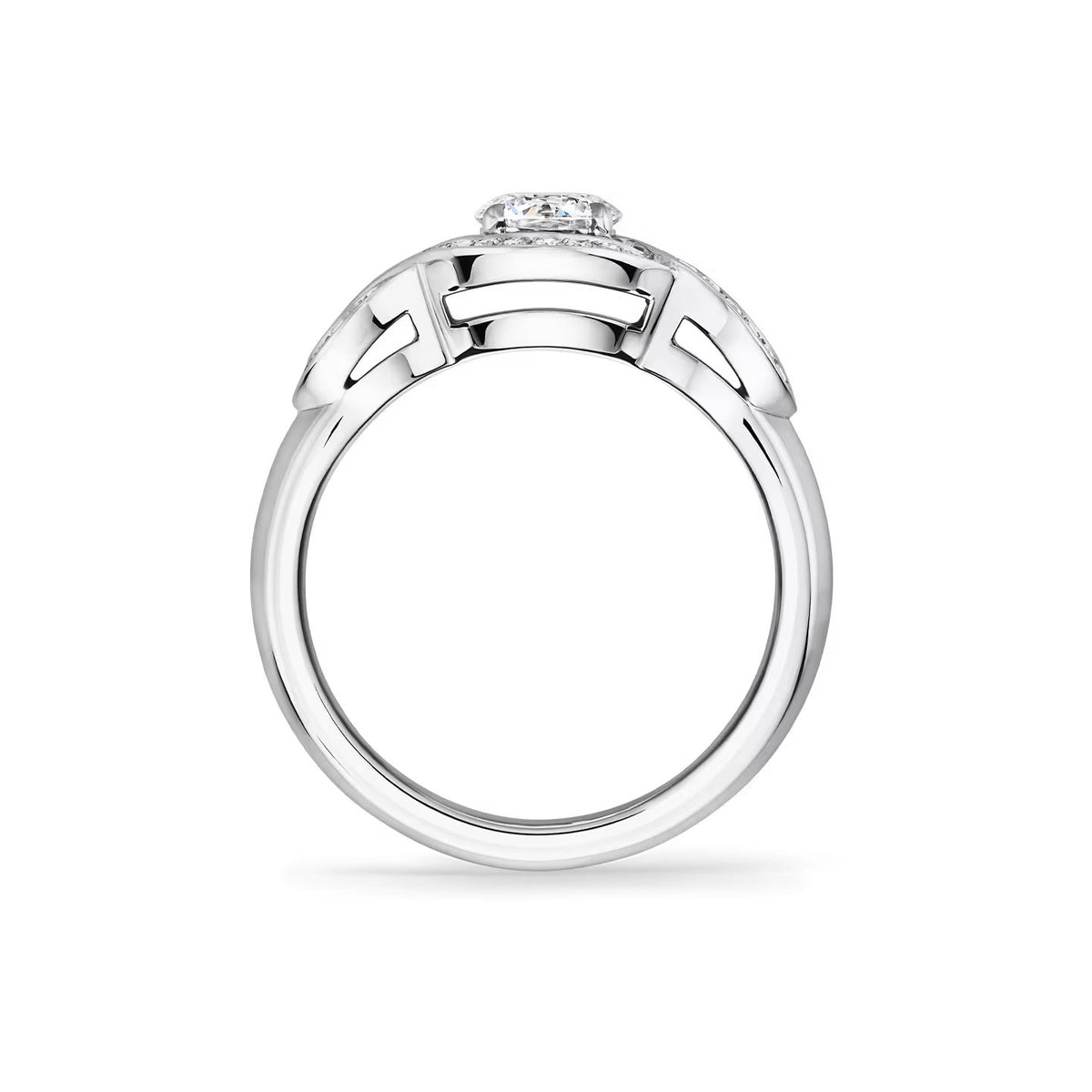Carave Paris Lily Cluster Diamond Engagement Ring